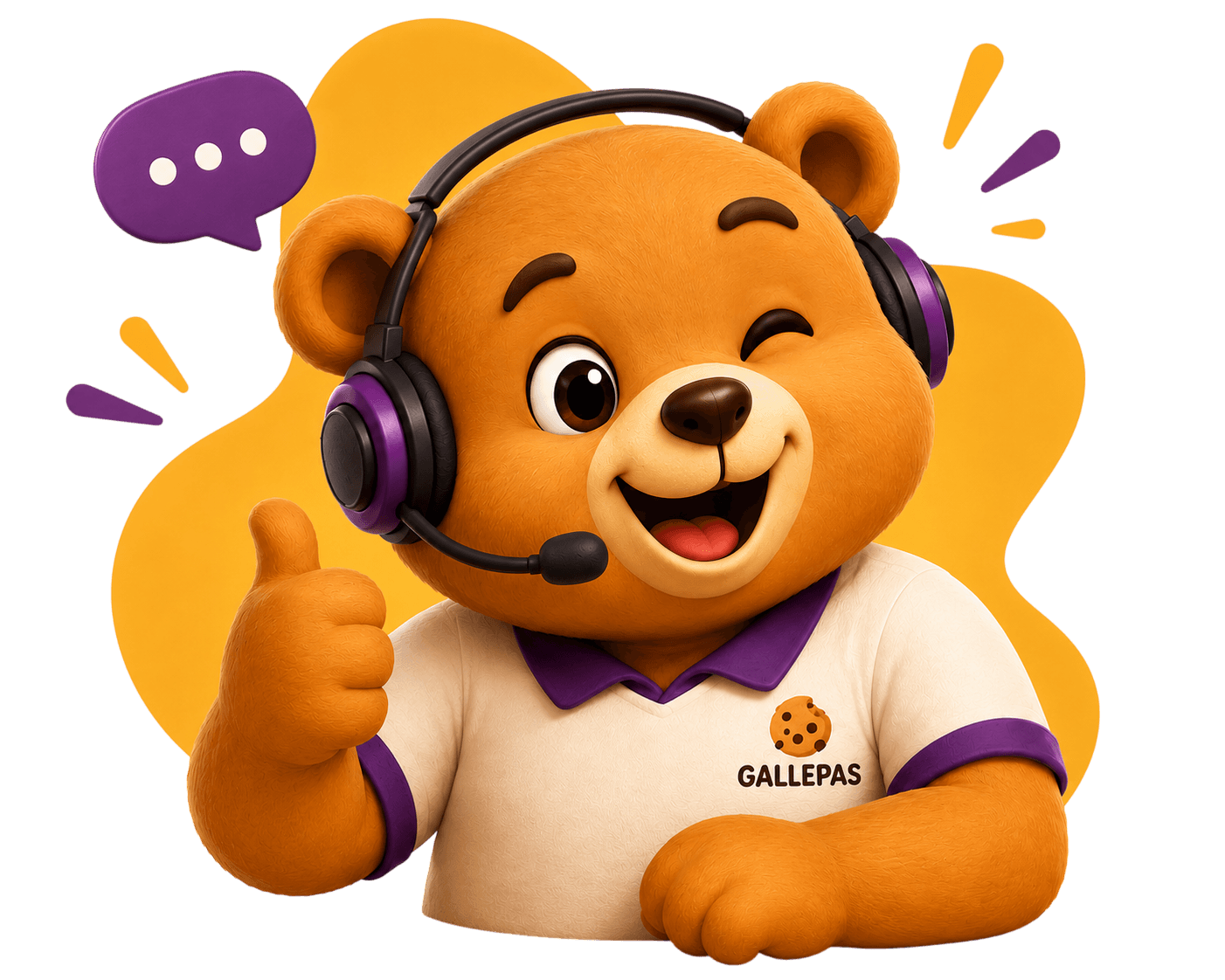 Oso Gallepas agente de soporte